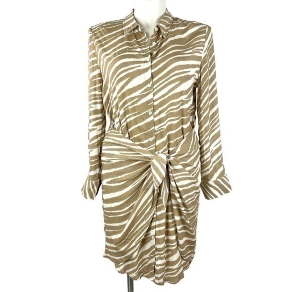HABITUAL Talia Women Dress - NWT | Size XL | Tan Animal Print